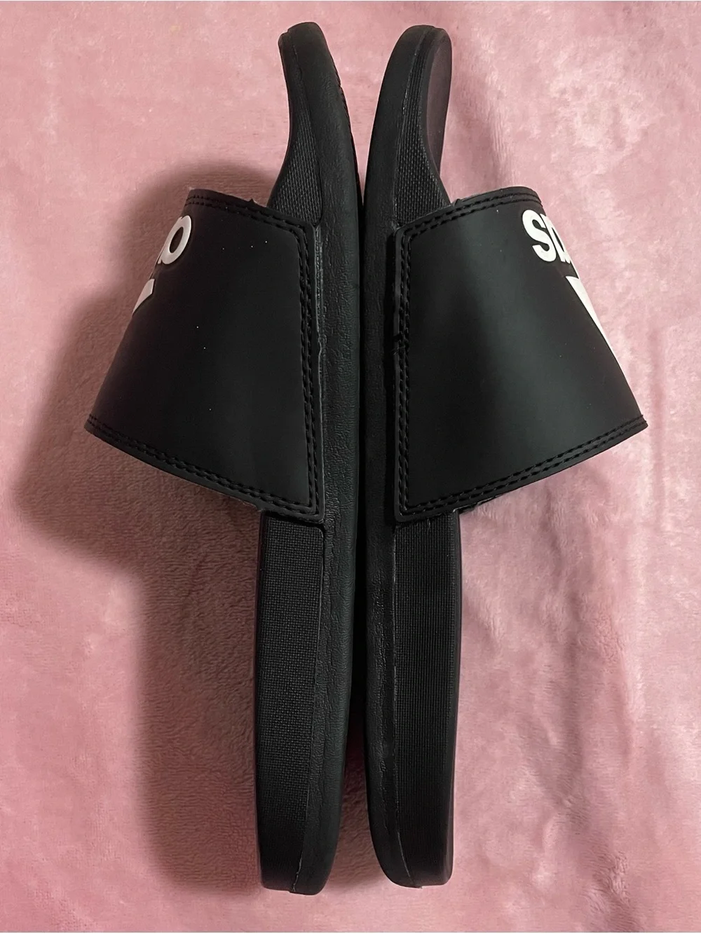 adidas black adilette